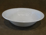 ❤️ 12-pc Corelle LINEN WEAVE DINNERWARE SET Plates Bowls *White Embossed