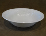 ❤️ 16-pc Corelle LINEN WEAVE DINNERWARE SET Plates Bowls Mugs *White Embossed