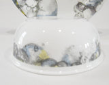 CORELLE LUMOS *Choose: 10 1/4" DINNER or 8 1/2" LUNCH PLATE *Muted Gray Yellow Blue Purple