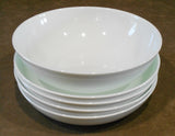 ❤️ NEW 5-pc Corelle WHITE VERSA MEAL BOWL SET 46-oz 30-oz Serving Pasta Salad