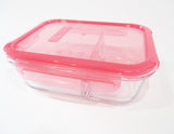3.4 Cup PYREX MEALBOX *Choose BLUE or PINK Meal Prep Leftover Divided Storage