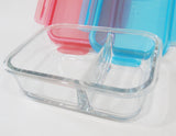 3.4 Cup PYREX MEALBOX *Choose BLUE or PINK Meal Prep Leftover Divided Storage