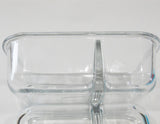 3.4 Cup PYREX MEALBOX *Choose BLUE or PINK Meal Prep Leftover Divided Storage