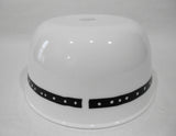 ❤️ HTF Corelle METROPOLITAN ATLANTA 28-oz Super SOUP BOWL Geometric BLACK WHITE