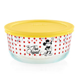 ❤️ NEW 8-pc PYREX Disney MICKEY MOUSE 4 Cup Glass STORAGE BOWL SET w/Covers
