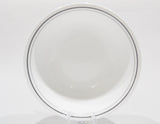 Corelle MISTY LEAVES 18-oz SOUP Cereal SALAD BOWL *Double Gray Grey Stripe Bands