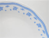 ❤️ NEW Vtg. 1980's Corelle by Corning MORNING BLUE 10.25" DINNER PLATE Delicate Floral