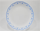❤️ NEW Vtg. 1980's Corelle by Corning MORNING BLUE 10.25" DINNER PLATE Delicate Floral