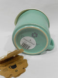 ❤️ New CORNINGWARE French Pop-Ins HAMMERED AQUA Green 20-oz MEAL MUG