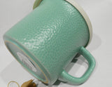 ❤️ New CORNINGWARE French Pop-Ins HAMMERED AQUA Green 20-oz MEAL MUG