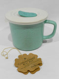 ❤️ New CORNINGWARE French Pop-Ins HAMMERED AQUA Green 20-oz MEAL MUG