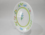 ❤️ 1 Corelle by Corning MY GARDEN 7 1/4" SALAD BREAD PLATE Accent Floral Spray