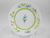 ❤️ 1 Corelle by Corning MY GARDEN 7 1/4" SALAD BREAD PLATE Accent Floral Spray