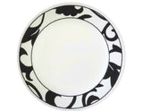 *NEW Corelle NOIR MUSE 8 1/2 LUNCH PLATE Luncheon *Choose: BLACK or GREY Scrolls