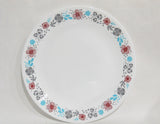 ❤️ Corelle NORDIC BLOOM 10.25" DINNER PLATE Ansa Wildflowers Floral Rasberry Teal Gray