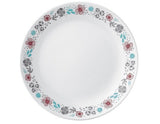 ❤️ Corelle NORDIC BLOOM 10.25" DINNER PLATE Ansa Wildflowers Floral Rasberry Teal Gray