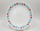 ❤️ Corelle NORDIC BLOOM 8.5" LUNCH PLATE Ansa Wildflowers Floral Rasberry Teal Gray