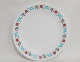 ❤️ Corelle NORDIC BLOOM 10.25" DINNER PLATE Ansa Wildflowers Floral Rasberry Teal Gray