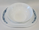 ❤️ Corelle OLD TOWN BLUE Onion SERVING PLATTER or 1-Qt Serving BOWL *Navy White