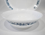 ❤️ 2-pc Corelle OLD TOWN BLUE 1-Qt Serving Bowl & PLATTER Plate Meat Vegetable Tray