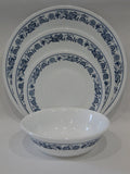 NEW 16-pc Corelle OLD TOWN BLUE DINNERWARE SET Dinner Lunch PLATES 18-oz BOWLS