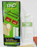 ❤️ 10-pc PAO! ASIAN SUSHI SET Mat Rice Paddle Sauce Dip Dish Platter Chop Sticks