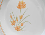 ❤️ Corelle PEACH FLORAL 12 x 10 SERVING PLATTER Meat Plate Tray Entree *Pastel Blossoms