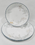 ❤️ EUC Corelle Impressions PINK TRIO Choose DINNER or LUNCH PLATE *Floral Pink Peach Blue