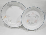 ❤️ EUC Corelle Impressions PINK TRIO Choose DINNER or LUNCH PLATE *Floral Pink Peach Blue