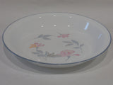 *LKNW CORELLE Impressions PINK TRIO 10 1/4" PIE PLATE Deep Dish Pastel Floral