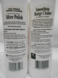 ❤️ WORLD KITCHEN 16-oz Bottle / Choice: SMOOTH TOP RANGE CLEANER or SILVER POLISH