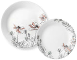 CORELLE Signature POPPY PRINT Choose: DINNER or LUNCH PLATE *Pale Pink & White Floral