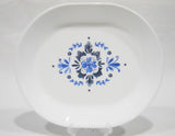 ❤️ Corelle PORTOFINO 12x10 SERVING PLATTER Entree Tray Plate *Italian coast blue tiles