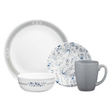 Corelle PRAIRIE GARDEN 6 3/4" BREAD PLATE Appetizer Dessert Choose: RED or GRAY
