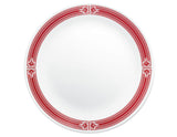 Corelle PRAIRIE GARDEN 10 1/4" DINNER PLATE **Choose: RED or GRAY Framed Rim