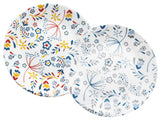 Corelle PRAIRIE GARDEN 6 3/4" BREAD PLATE Appetizer Dessert Choose: RED or GRAY