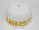 ❤️ NEW 1 Corelle PRECIOUS COLORS 28-oz SOUP BOWL Mosaic Tiles AMBER Yellow Gold