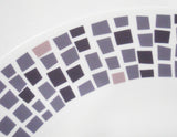 *NRM Corelle PRECIOUS COLORS 10 3/4" DINNER PLATE *Mosaic Tiles AMETHYST PURPLE