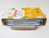 ❤️ 2-pc PYREX LITTLES 28-oz Single-Serve Glass BAKEWARE Set **Toaster Oven Size