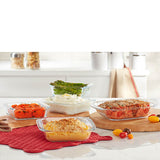 ❤️ 5-pc PYREX LITTLES Small Single-Serve Glass BAKEWARE Set **Toaster Oven Size