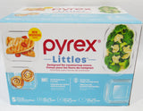❤️ 5-pc PYREX LITTLES Small Single-Serve Glass BAKEWARE Set **Toaster Oven Size