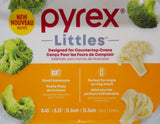 ❤️ PYREX LITTLES 28-oz Rectangular Single-Serve Glass BAKEWARE **Toaster Oven Size
