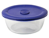 New PYREX Pro ROUND 5 Cup DISH & Vented COVER Choose TURQUOISE or NAVY BLUE 8201
