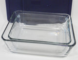 ❤️ New PYREX Simply Store 6 CUP or 11 CUP RECTANGULAR Glass Storage Dish & BLUE COVER