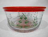❤️ New PYREX 4-Cup CHRISTMAS TREE Storage Dish Winter Holiday *CHOICE OF PATTERN