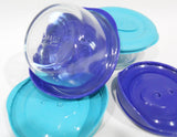 8200 PYREX PRO Storage 1.67 Cup ROUND Dish & Vented Cover Lid *TURQUOISE or BLUE