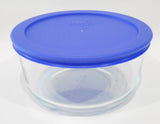 ❤️ PYREX 4 Cup Choose: DUSTY GREEN or AMP BLUE Storage Bowl & Plastic COVER 7201