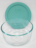 ❤️ PYREX 4 Cup Choose: DUSTY GREEN or AMP BLUE Storage Bowl & Plastic COVER 7201