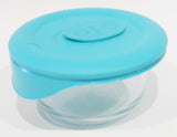 8200 PYREX PRO Storage 1.67 Cup ROUND Dish & Vented Cover Lid *TURQUOISE or BLUE