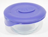 8200 PYREX PRO Storage 1.67 Cup ROUND Dish & Vented Cover Lid *TURQUOISE or BLUE